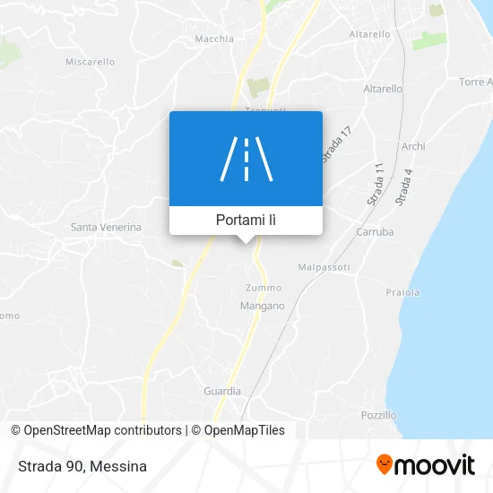 Mappa Strada 90