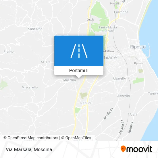 Mappa Via Marsala
