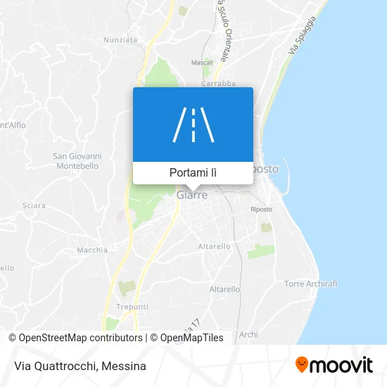 Mappa Via Quattrocchi