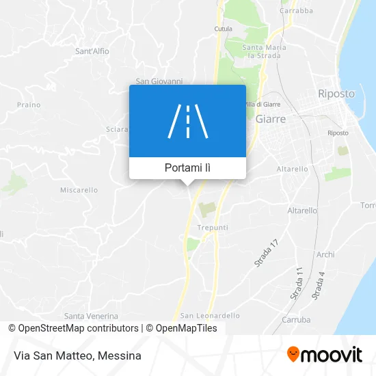 Mappa Via San Matteo
