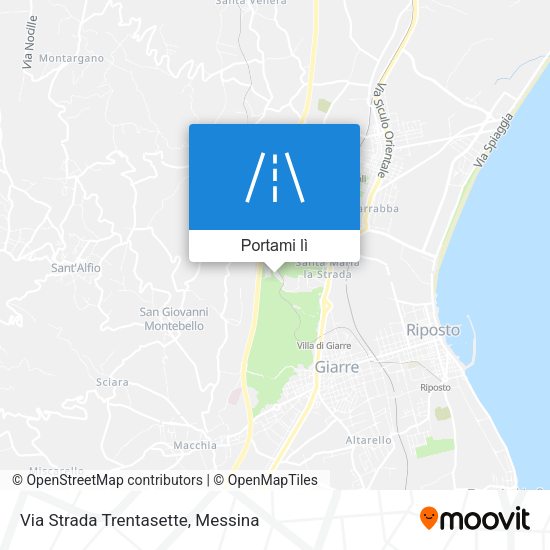 Mappa Via Strada Trentasette