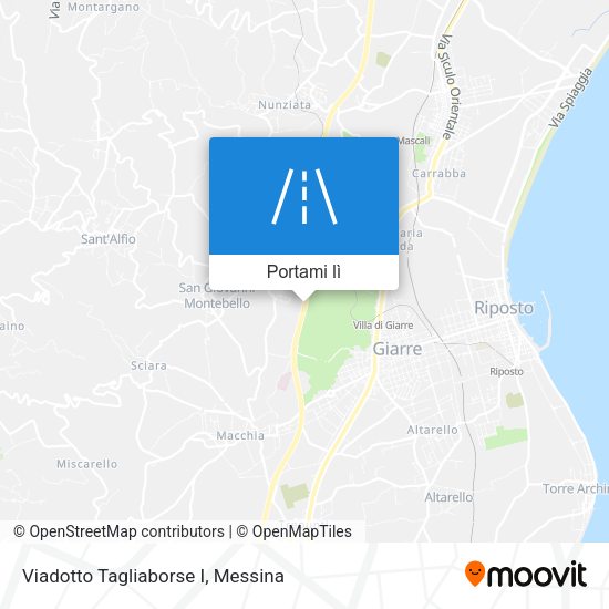 Mappa Viadotto Tagliaborse I