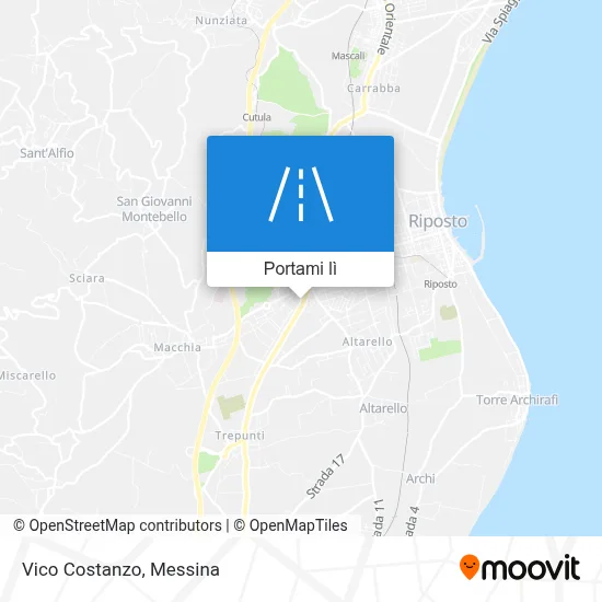 Mappa Vico Costanzo