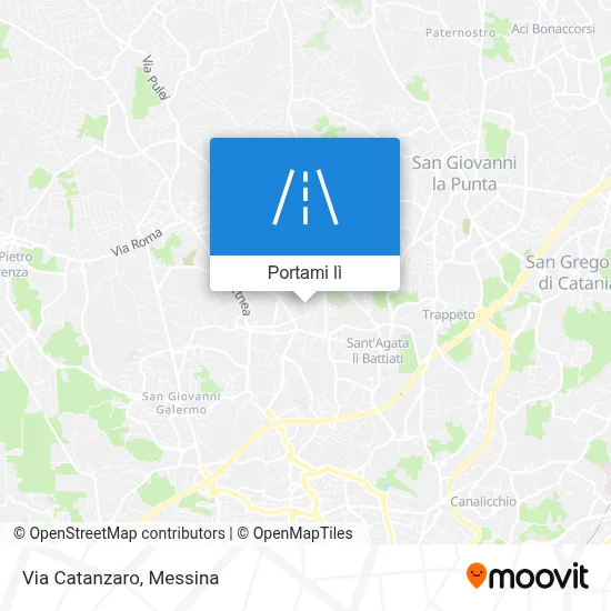 Mappa Via Catanzaro