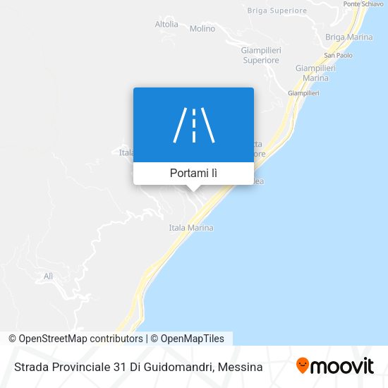 Mappa Strada Provinciale 31 Di Guidomandri