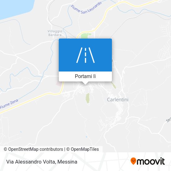 Mappa Via Alessandro Volta