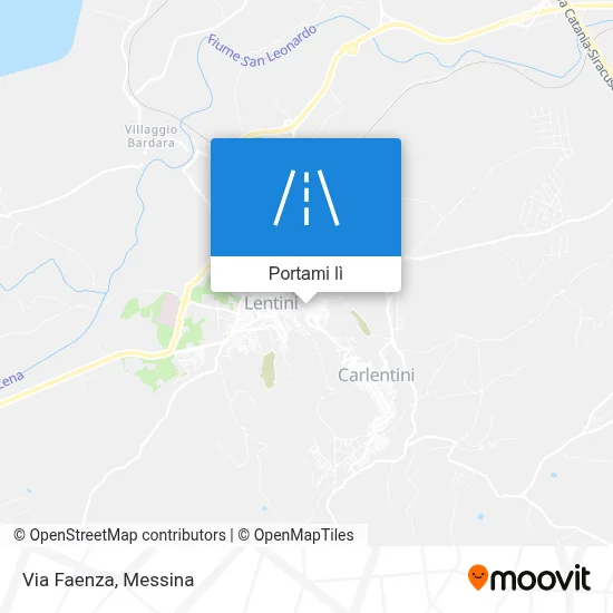 Mappa Via Faenza