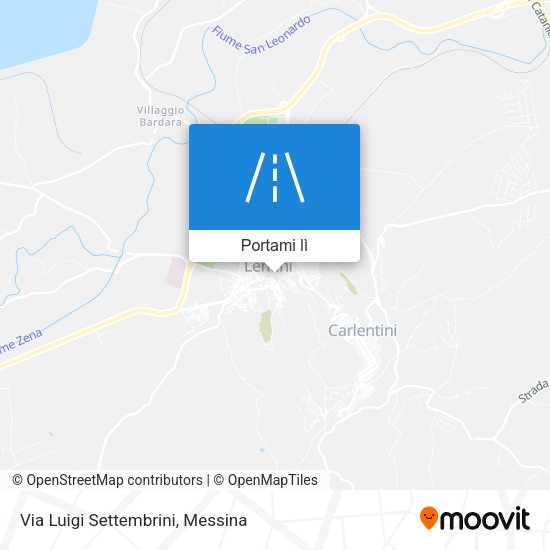 Mappa Via Luigi Settembrini