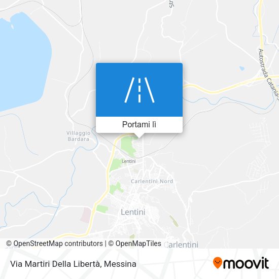 Mappa Via Martiri Della Libertà