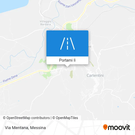 Mappa Via Mentana