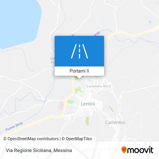 Mappa Via Regione Siciliana