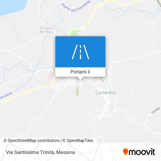Mappa Via Santissima Trinità