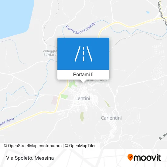 Mappa Via Spoleto