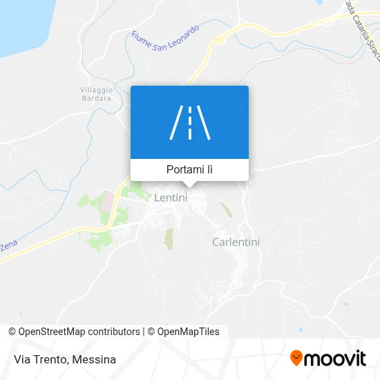 Mappa Via Trento