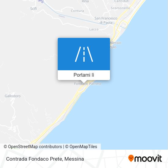 Mappa Contrada Fondaco Prete