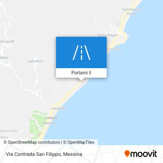 Mappa Via Contrada San Filippo