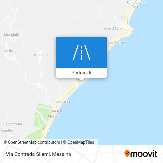 Mappa Via Contrada Silemi