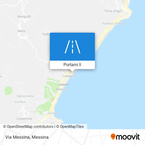 Mappa Via Messina