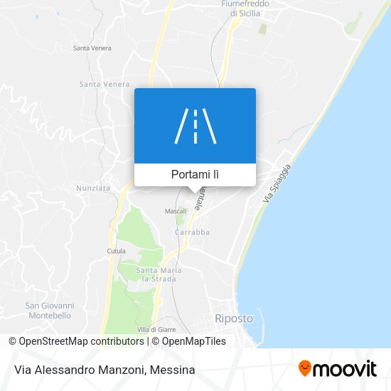 Mappa Via Alessandro Manzoni