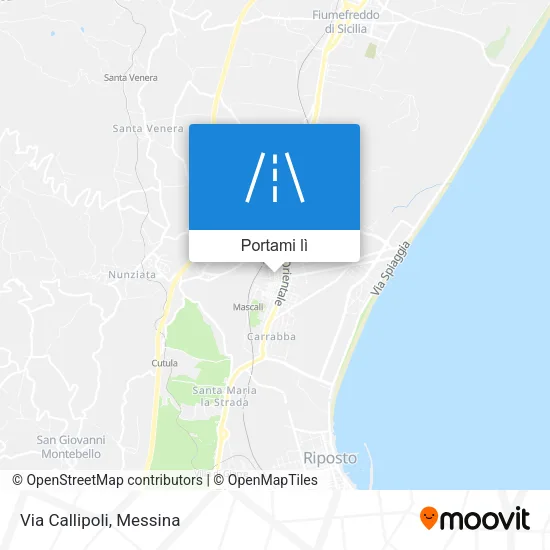 Mappa Via Callipoli