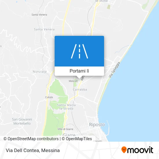 Mappa Via Dell Contea