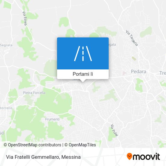 Mappa Via Fratelli Gemmellaro