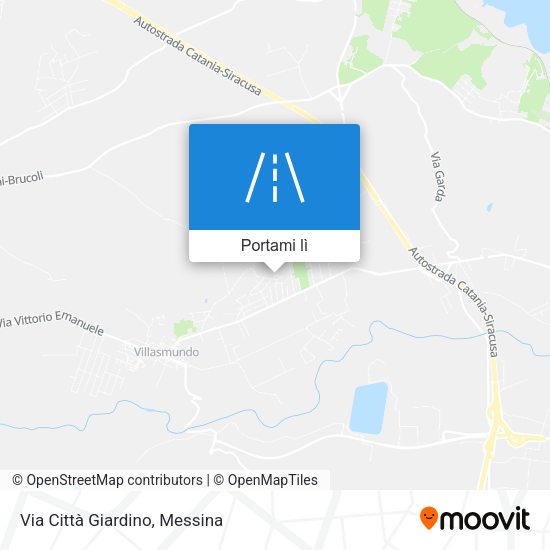 Mappa Via Città Giardino