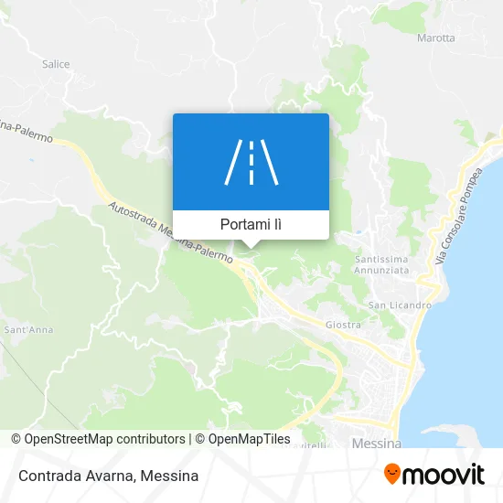 Mappa Contrada Avarna