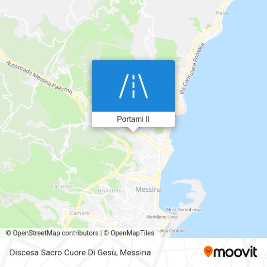 Mappa Discesa Sacro Cuore Di Gesù