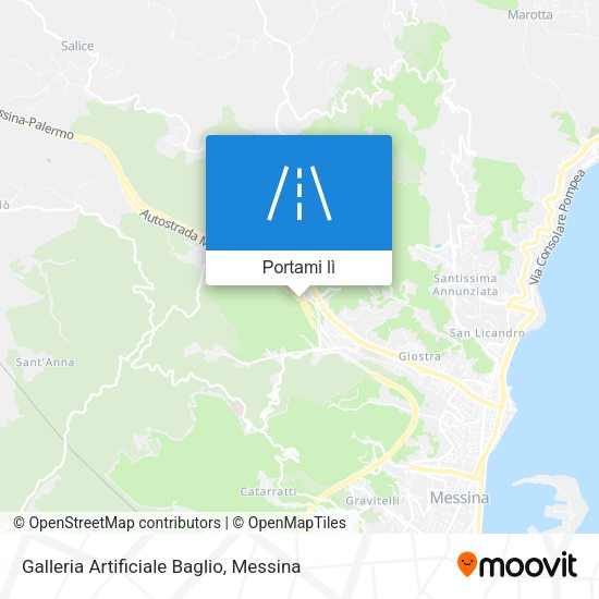 Mappa Galleria Artificiale Baglio