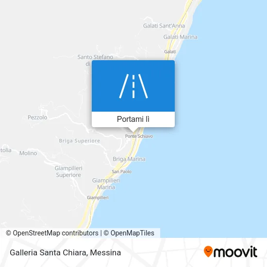 Mappa Galleria Santa Chiara