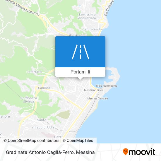 Mappa Gradinata Antonio Caglià-Ferro