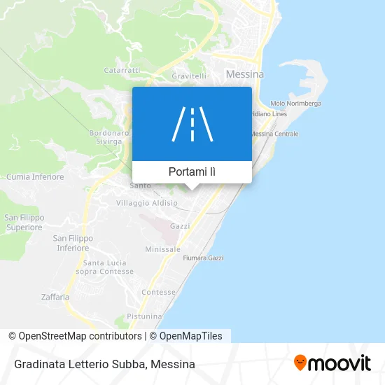 Mappa Gradinata Letterio Subba