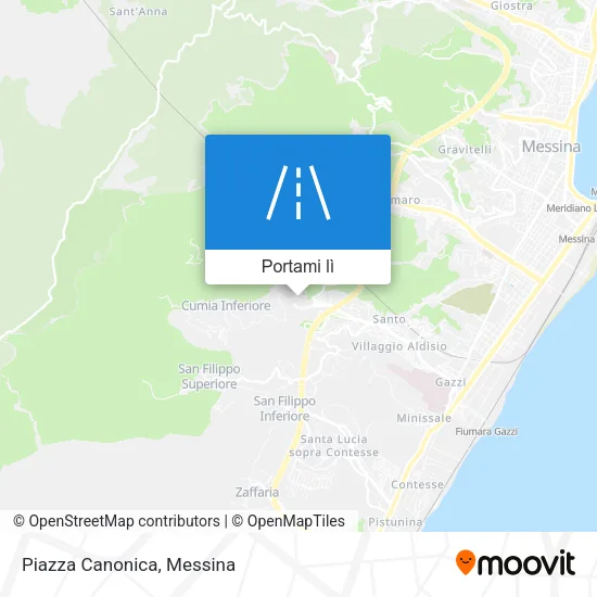 Mappa Piazza Canonica