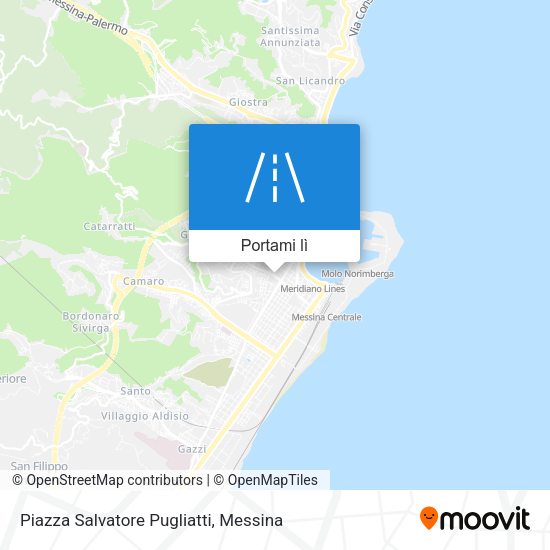 Mappa Piazza Salvatore Pugliatti