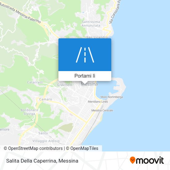 Mappa Salita Della Caperrina