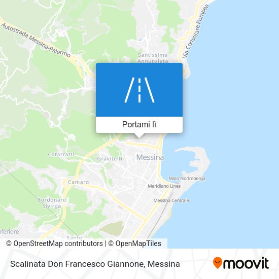 Mappa Scalinata Don Francesco Giannone
