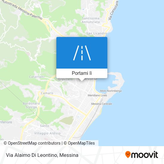 Mappa Via Alaimo Di Leontino