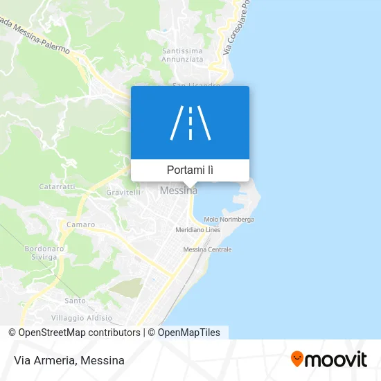 Mappa Via Armeria
