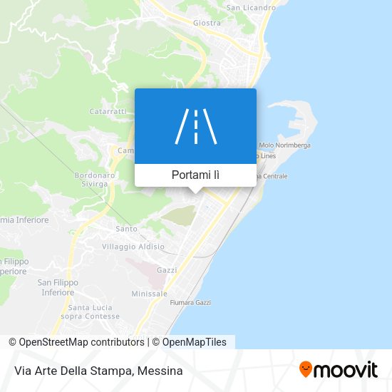 Mappa Via Arte Della Stampa