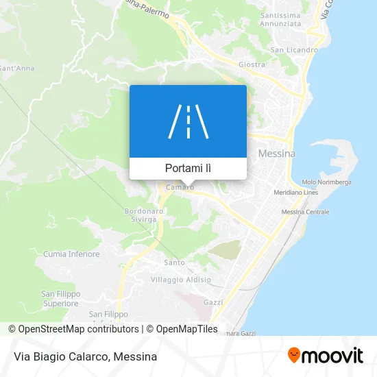 Mappa Via Biagio Calarco