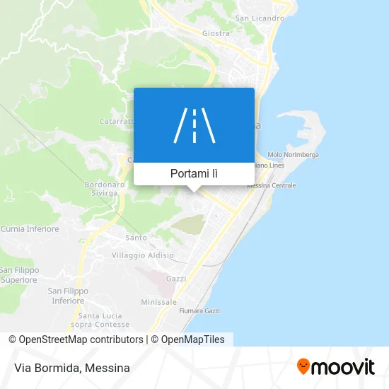 Mappa Via Bormida
