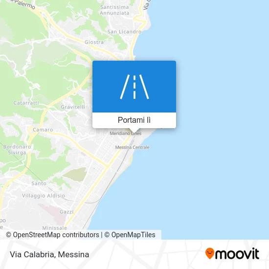 Mappa Via Calabria