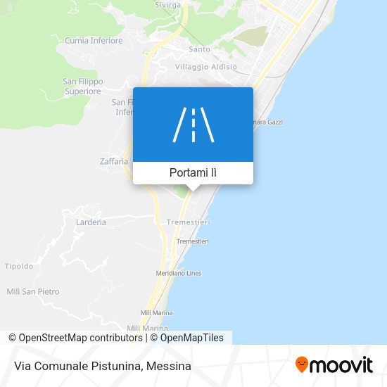 Mappa Via Comunale Pistunina