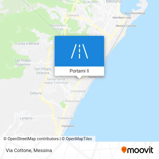 Mappa Via Cottone
