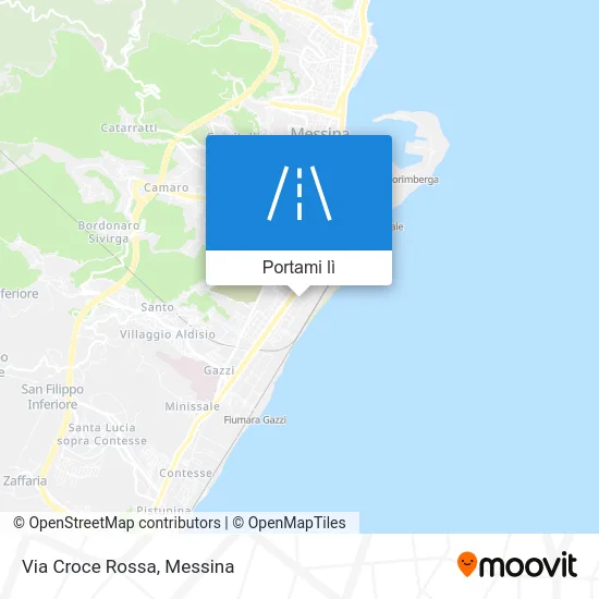 Mappa Via Croce Rossa