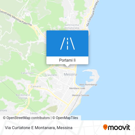 Mappa Via Curtatone E Montanara