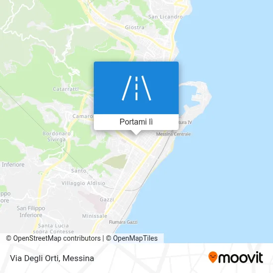 Mappa Via Degli Orti