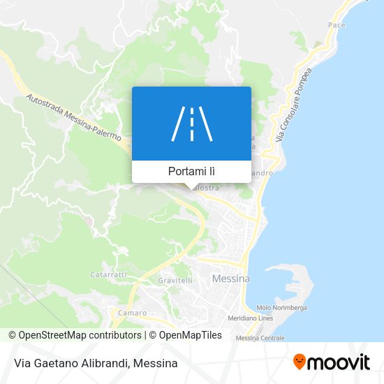 Mappa Via Gaetano Alibrandi