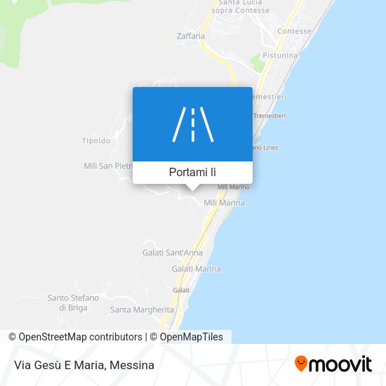 Mappa Via Gesù E Maria